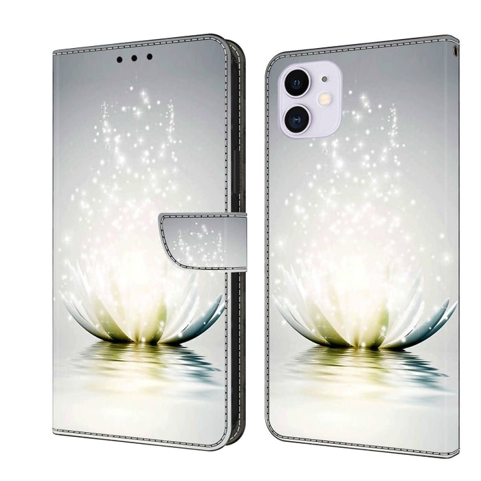 Funda protectora de cuero para teléfono Crystal 3D a prueba de golpes, For iPhone 12 mini / 13 mini, For iPhone 12 / 12 Pro, For iPhone 11 Pro Max, For iPhone 11, For iPhone 11 Pro