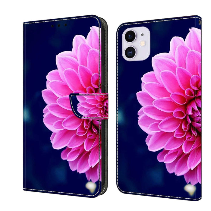 Funda protectora de cuero para teléfono Crystal 3D a prueba de golpes, For iPhone 12 mini / 13 mini, For iPhone 12 / 12 Pro, For iPhone 11 Pro Max, For iPhone 11, For iPhone 11 Pro