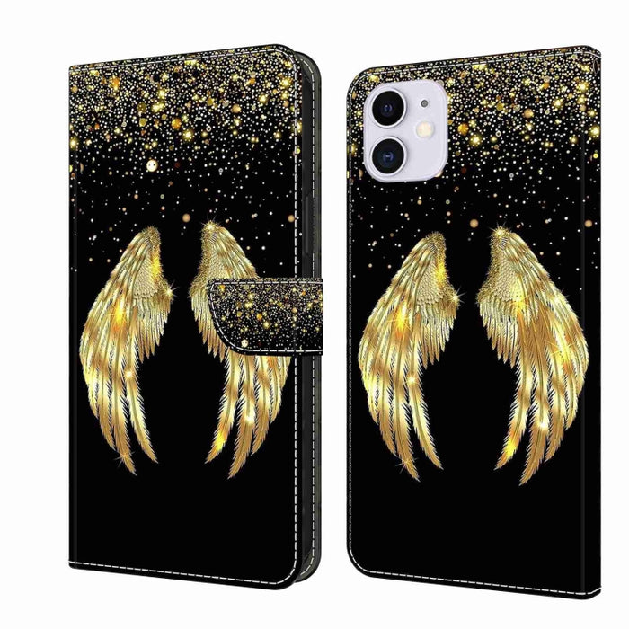 Funda protectora de cuero para teléfono Crystal 3D a prueba de golpes, For iPhone 12 mini / 13 mini, For iPhone 12 / 12 Pro, For iPhone 11 Pro Max, For iPhone 11, For iPhone 11 Pro