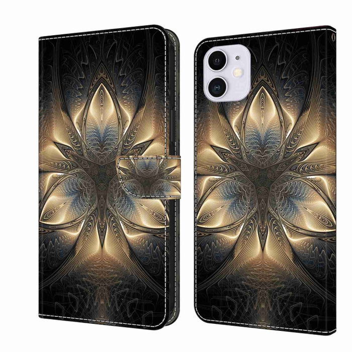 Funda protectora de cuero para teléfono Crystal 3D a prueba de golpes, For iPhone 12 mini / 13 mini, For iPhone 12 / 12 Pro, For iPhone 11 Pro Max, For iPhone 11, For iPhone 11 Pro