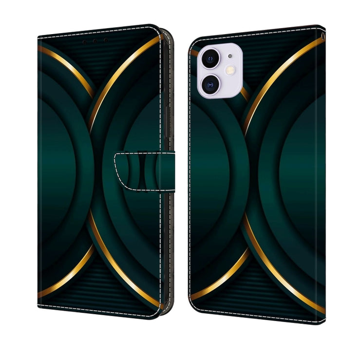 Funda protectora de cuero para teléfono Crystal 3D a prueba de golpes, For iPhone 12 mini / 13 mini, For iPhone 12 / 12 Pro, For iPhone 11 Pro Max, For iPhone 11, For iPhone 11 Pro
