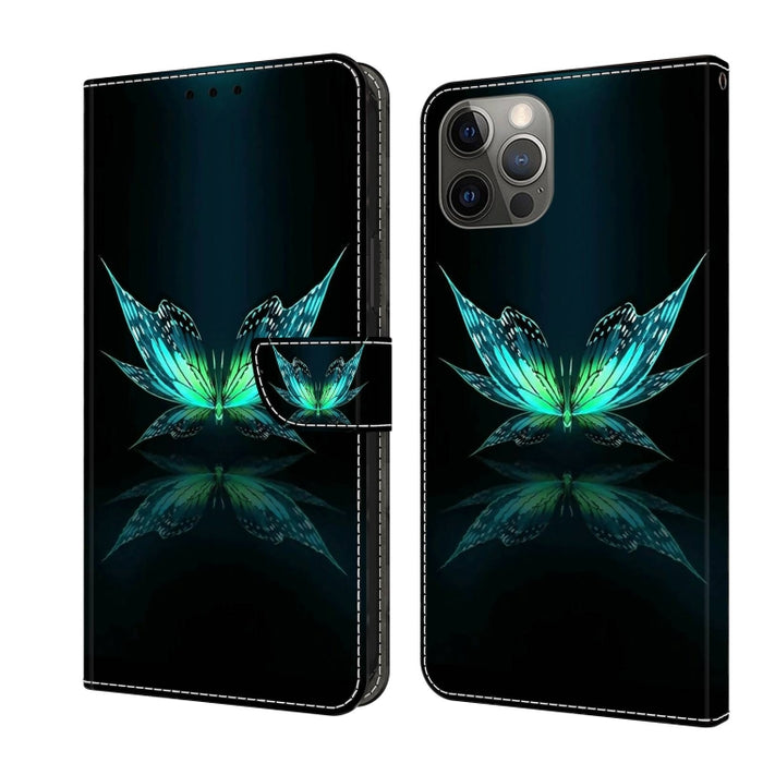 Funda protectora de cuero para teléfono Crystal 3D a prueba de golpes, For iPhone 12 mini / 13 mini, For iPhone 12 / 12 Pro, For iPhone 11 Pro Max, For iPhone 11, For iPhone 11 Pro