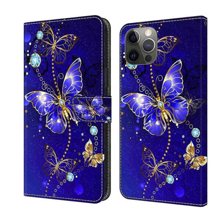 Funda protectora de cuero para teléfono Crystal 3D a prueba de golpes, For iPhone 12 mini / 13 mini, For iPhone 12 / 12 Pro, For iPhone 11 Pro Max, For iPhone 11, For iPhone 11 Pro
