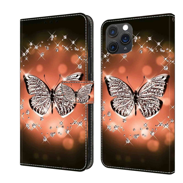 Funda protectora de cuero para teléfono Crystal 3D a prueba de golpes, For iPhone 12 mini / 13 mini, For iPhone 12 / 12 Pro, For iPhone 11 Pro Max, For iPhone 11, For iPhone 11 Pro
