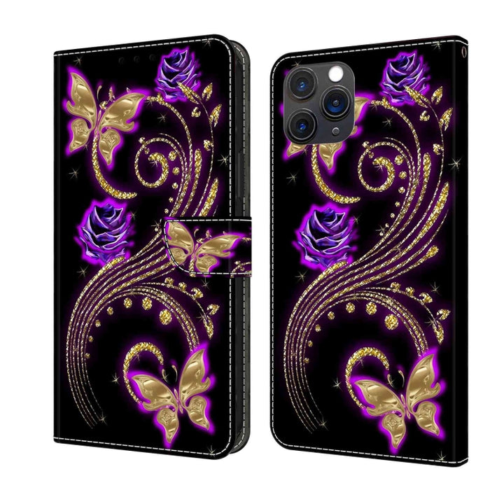 Funda protectora de cuero para teléfono Crystal 3D a prueba de golpes, For iPhone 12 mini / 13 mini, For iPhone 12 / 12 Pro, For iPhone 11 Pro Max, For iPhone 11, For iPhone 11 Pro