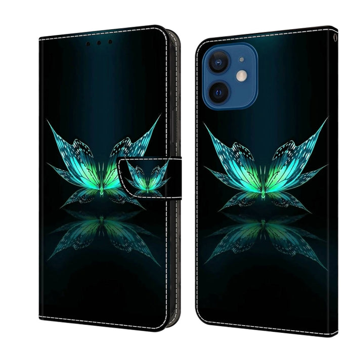 Funda protectora de cuero para teléfono Crystal 3D a prueba de golpes, For iPhone 12 mini / 13 mini, For iPhone 12 / 12 Pro, For iPhone 11 Pro Max, For iPhone 11, For iPhone 11 Pro