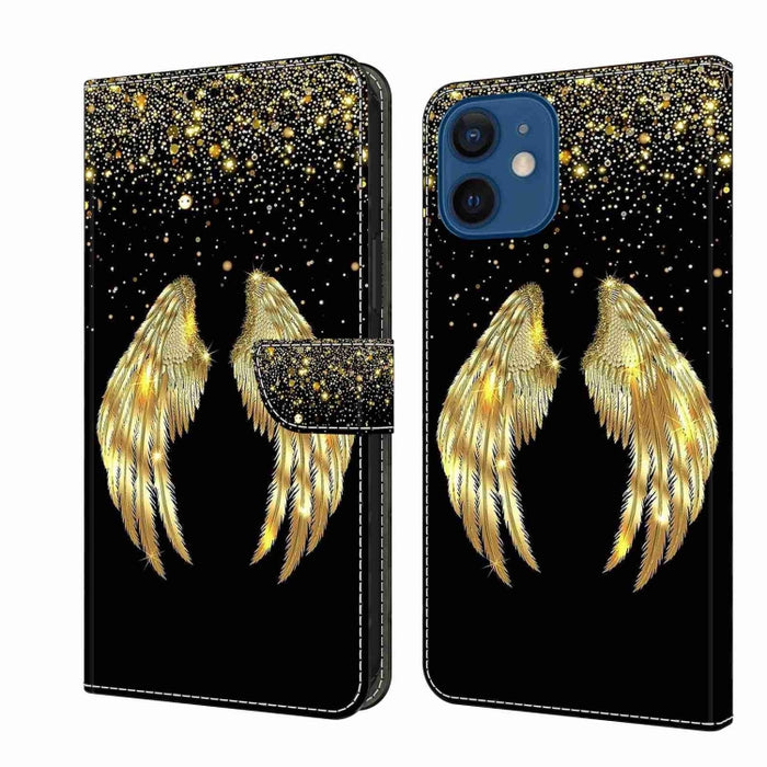 Funda protectora de cuero para teléfono Crystal 3D a prueba de golpes, For iPhone 12 mini / 13 mini, For iPhone 12 / 12 Pro, For iPhone 11 Pro Max, For iPhone 11, For iPhone 11 Pro