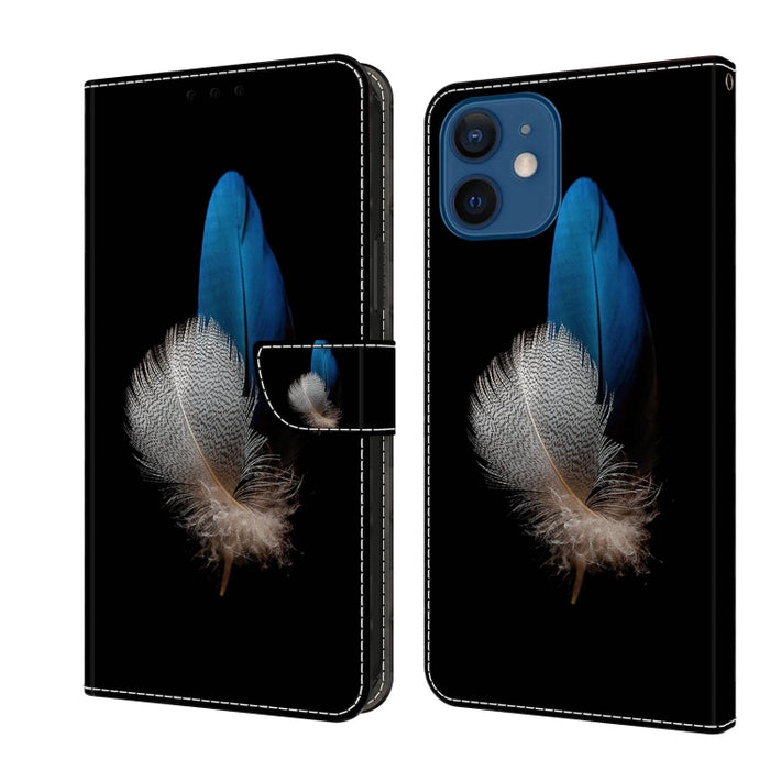 Funda protectora de cuero para teléfono Crystal 3D a prueba de golpes, For iPhone 12 mini / 13 mini, For iPhone 12 / 12 Pro, For iPhone 11 Pro Max, For iPhone 11, For iPhone 11 Pro