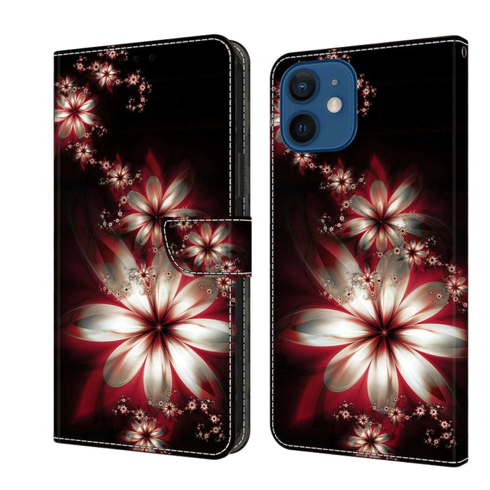 Funda protectora de cuero para teléfono Crystal 3D a prueba de golpes, For iPhone 12 mini / 13 mini, For iPhone 12 / 12 Pro, For iPhone 11 Pro Max, For iPhone 11, For iPhone 11 Pro