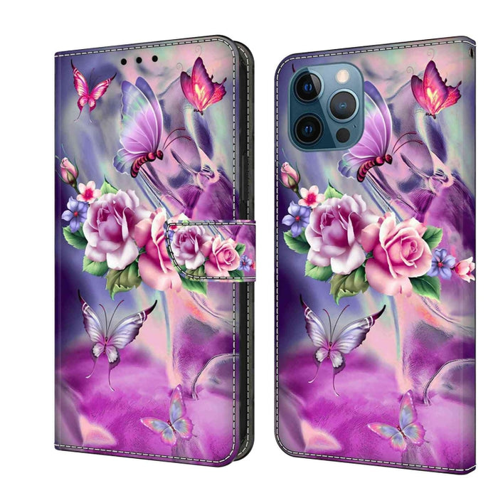 Funda protectora de cuero para teléfono Crystal 3D a prueba de golpes, For iPhone 15 Plus, For iPhone 14 Pro Max, For iPhone 15, For iPhone 12 Pro Max / 13 Pro Max, For iPhone 13 Pro