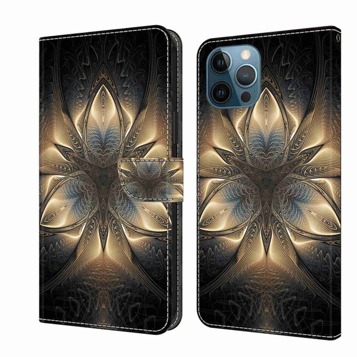 Funda protectora de cuero para teléfono Crystal 3D a prueba de golpes, For iPhone 15 Plus, For iPhone 14 Pro Max, For iPhone 15, For iPhone 12 Pro Max / 13 Pro Max, For iPhone 13 Pro