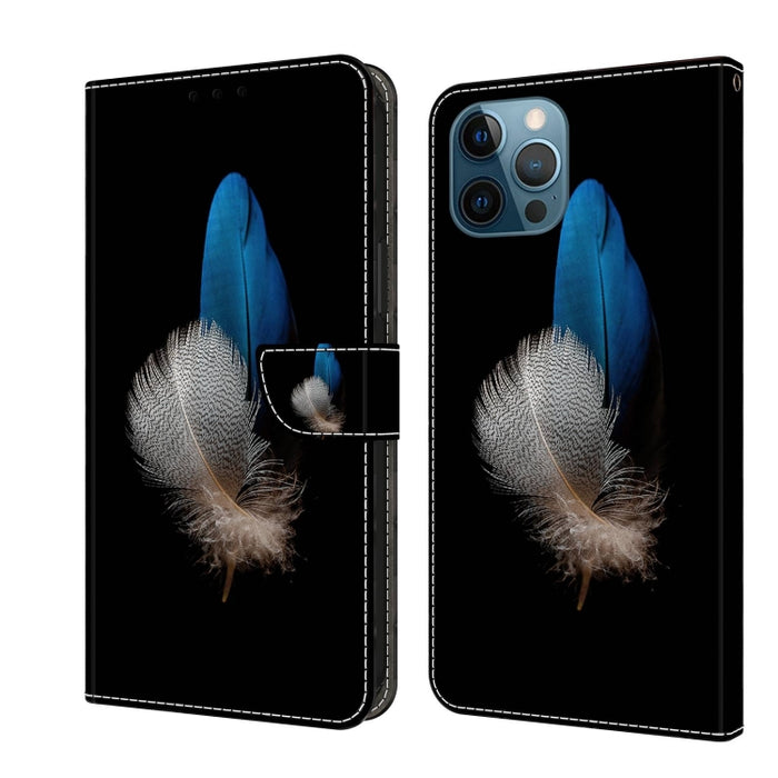 Funda protectora de cuero para teléfono Crystal 3D a prueba de golpes, For iPhone 15 Plus, For iPhone 14 Pro Max, For iPhone 15, For iPhone 12 Pro Max / 13 Pro Max, For iPhone 13 Pro