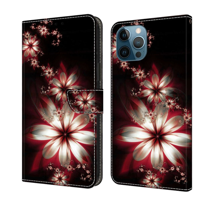 Funda protectora de cuero para teléfono Crystal 3D a prueba de golpes, For iPhone 15 Plus, For iPhone 14 Pro Max, For iPhone 15, For iPhone 12 Pro Max / 13 Pro Max, For iPhone 13 Pro
