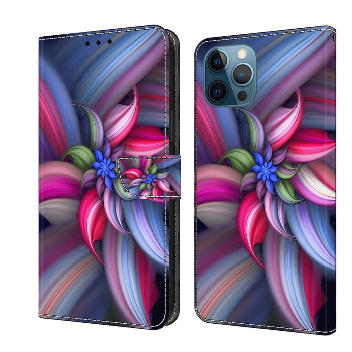 Funda protectora de cuero para teléfono Crystal 3D a prueba de golpes, For iPhone 15 Plus, For iPhone 14 Pro Max, For iPhone 15, For iPhone 12 Pro Max / 13 Pro Max, For iPhone 13 Pro