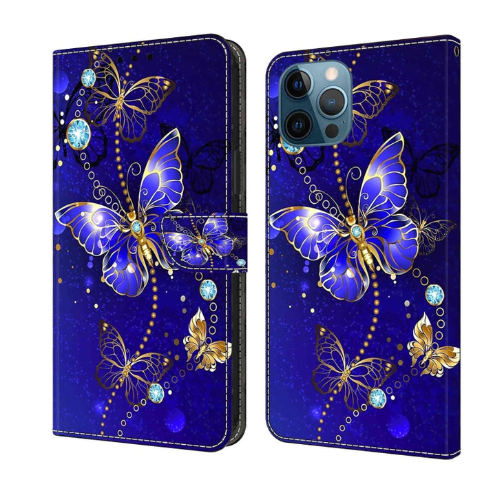 Funda protectora de cuero para teléfono Crystal 3D a prueba de golpes, For iPhone 15 Plus, For iPhone 14 Pro Max, For iPhone 15, For iPhone 12 Pro Max / 13 Pro Max, For iPhone 13 Pro