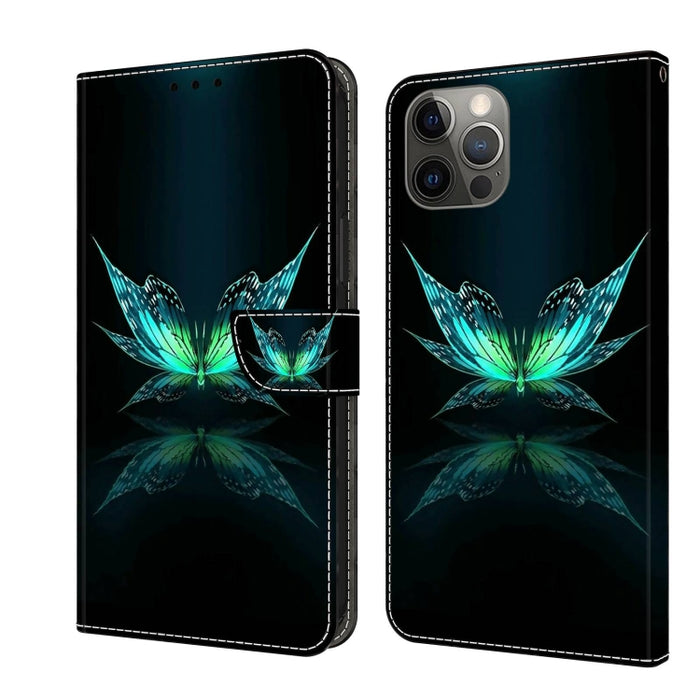 Funda protectora de cuero para teléfono Crystal 3D a prueba de golpes, For iPhone 12 mini / 13 mini, For iPhone 12 / 12 Pro, For iPhone 11 Pro Max, For iPhone 11, For iPhone 11 Pro