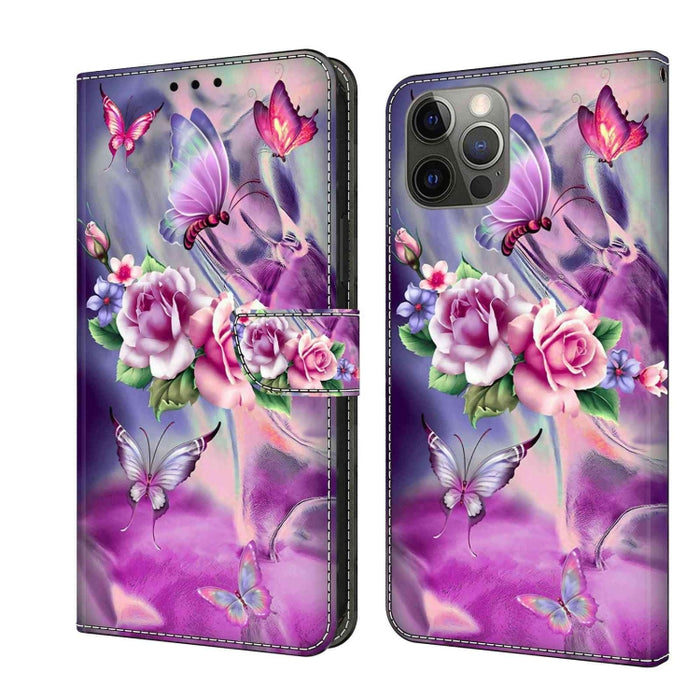 Funda protectora de cuero para teléfono Crystal 3D a prueba de golpes, For iPhone 12 mini / 13 mini, For iPhone 12 / 12 Pro, For iPhone 11 Pro Max, For iPhone 11, For iPhone 11 Pro