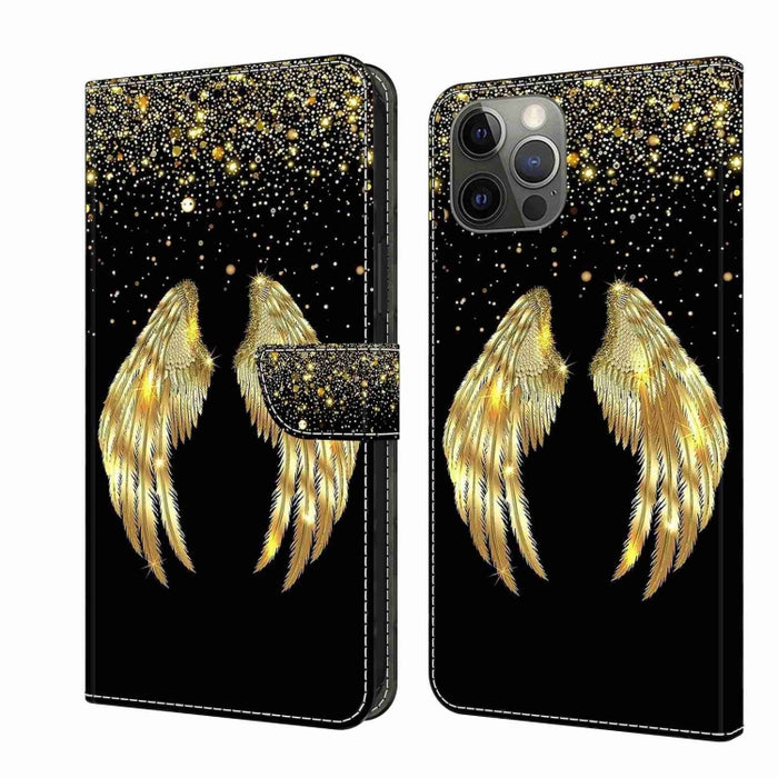 Funda protectora de cuero para teléfono Crystal 3D a prueba de golpes, For iPhone 12 mini / 13 mini, For iPhone 12 / 12 Pro, For iPhone 11 Pro Max, For iPhone 11, For iPhone 11 Pro