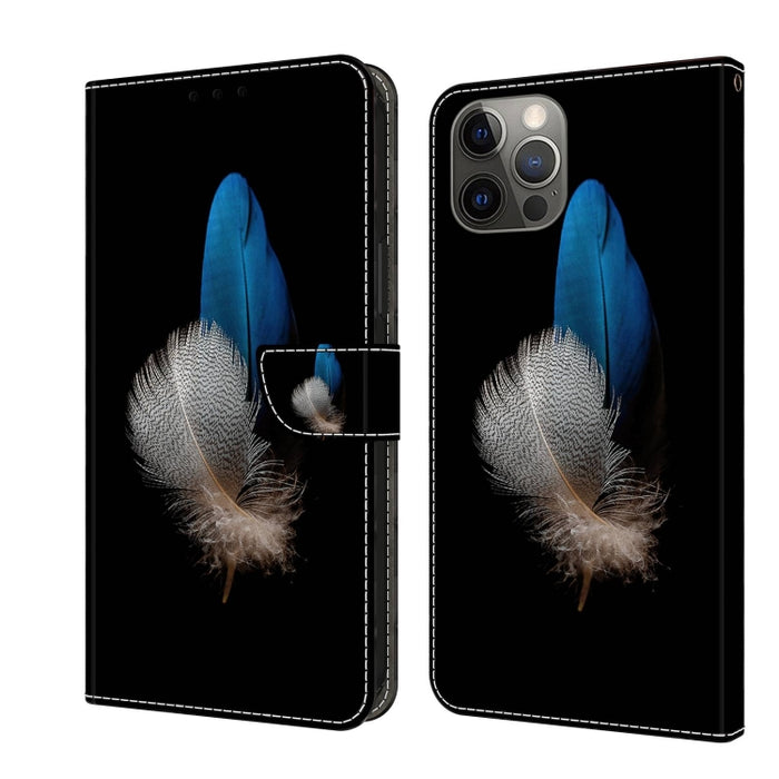 Funda protectora de cuero para teléfono Crystal 3D a prueba de golpes, For iPhone 12 mini / 13 mini, For iPhone 12 / 12 Pro, For iPhone 11 Pro Max, For iPhone 11, For iPhone 11 Pro