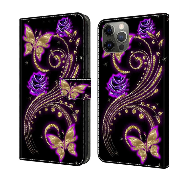 Funda protectora de cuero para teléfono Crystal 3D a prueba de golpes, For iPhone 12 mini / 13 mini, For iPhone 12 / 12 Pro, For iPhone 11 Pro Max, For iPhone 11, For iPhone 11 Pro