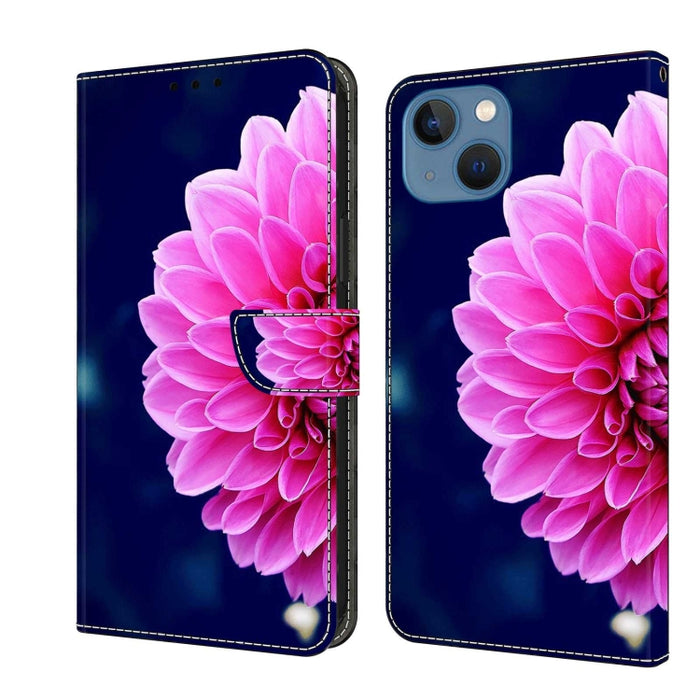 Funda protectora de cuero para teléfono Crystal 3D a prueba de golpes, For iPhone 14 Plus, For iPhone 15 Pro Max, For iPhone 13 / 14, For iPhone 15 Pro, For iPhone 14 Pro