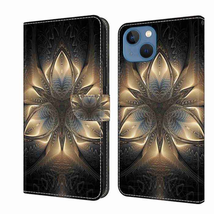 Funda protectora de cuero para teléfono Crystal 3D a prueba de golpes, For iPhone 14 Plus, For iPhone 15 Pro Max, For iPhone 13 / 14, For iPhone 15 Pro, For iPhone 14 Pro