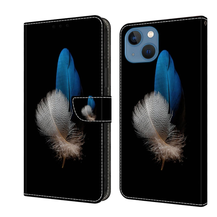 Funda protectora de cuero para teléfono Crystal 3D a prueba de golpes, For iPhone 14 Plus, For iPhone 15 Pro Max, For iPhone 13 / 14, For iPhone 15 Pro, For iPhone 14 Pro