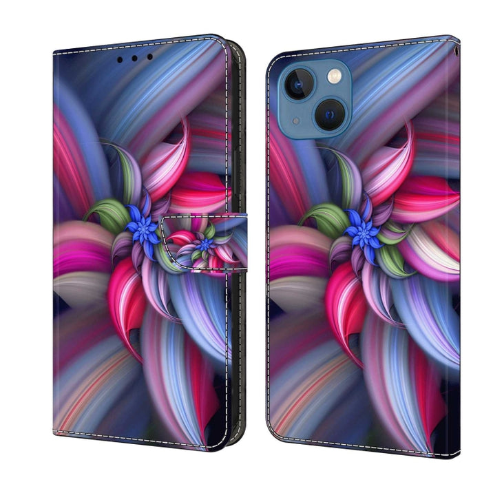 Funda protectora de cuero para teléfono Crystal 3D a prueba de golpes, For iPhone 14 Plus, For iPhone 15 Pro Max, For iPhone 13 / 14, For iPhone 15 Pro, For iPhone 14 Pro