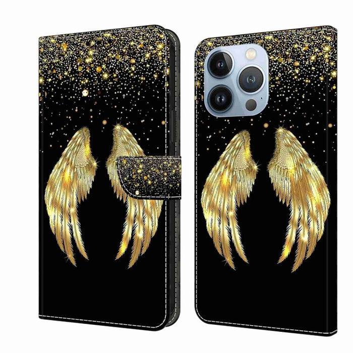 Funda protectora de cuero para teléfono Crystal 3D a prueba de golpes, For iPhone 15 Plus, For iPhone 14 Pro Max, For iPhone 15, For iPhone 12 Pro Max / 13 Pro Max, For iPhone 13 Pro