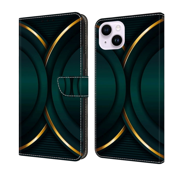 Funda protectora de cuero para teléfono Crystal 3D a prueba de golpes, For iPhone 14 Plus, For iPhone 15 Pro Max, For iPhone 13 / 14, For iPhone 15 Pro, For iPhone 14 Pro