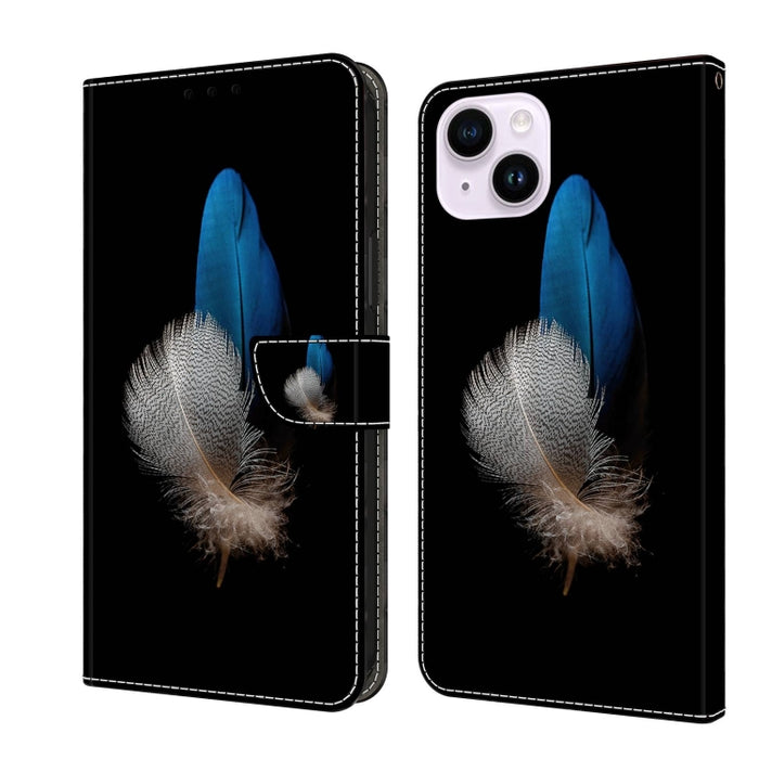Funda protectora de cuero para teléfono Crystal 3D a prueba de golpes, For iPhone 14 Plus, For iPhone 15 Pro Max, For iPhone 13 / 14, For iPhone 15 Pro, For iPhone 14 Pro