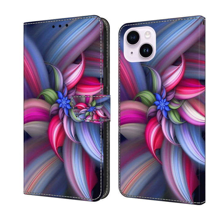 Funda protectora de cuero para teléfono Crystal 3D a prueba de golpes, For iPhone 14 Plus, For iPhone 15 Pro Max, For iPhone 13 / 14, For iPhone 15 Pro, For iPhone 14 Pro