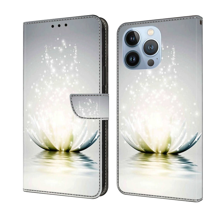 Funda protectora de cuero para teléfono Crystal 3D a prueba de golpes, For iPhone 15 Plus, For iPhone 14 Pro Max, For iPhone 15, For iPhone 12 Pro Max / 13 Pro Max, For iPhone 13 Pro