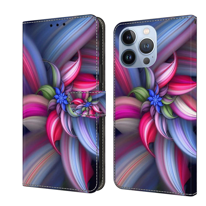 Funda protectora de cuero para teléfono Crystal 3D a prueba de golpes, For iPhone 15 Plus, For iPhone 14 Pro Max, For iPhone 15, For iPhone 12 Pro Max / 13 Pro Max, For iPhone 13 Pro