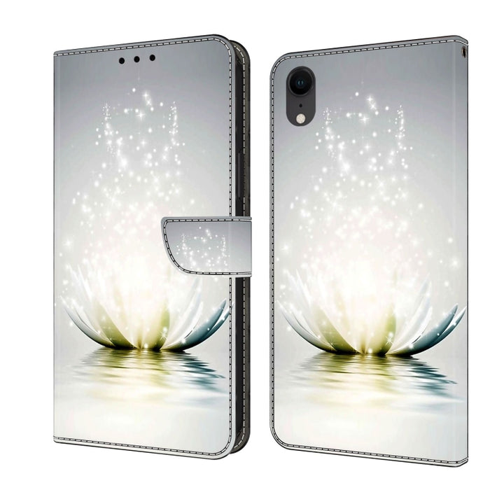 Funda protectora de cuero para teléfono Crystal 3D a prueba de golpes, For iPhone X / XS, For iPhone XR, For iPhone XS Max, For iPhone 6 Plus / 7 Plus / 8 Plus, For iPhone 6 / 7