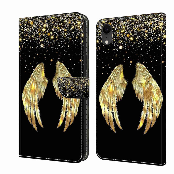 Funda protectora de cuero para teléfono Crystal 3D a prueba de golpes, For iPhone X / XS, For iPhone XR, For iPhone XS Max, For iPhone 6 Plus / 7 Plus / 8 Plus, For iPhone 6 / 7