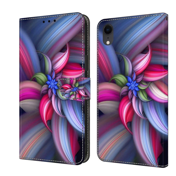 Funda protectora de cuero para teléfono Crystal 3D a prueba de golpes, For iPhone X / XS, For iPhone XR, For iPhone XS Max, For iPhone 6 Plus / 7 Plus / 8 Plus, For iPhone 6 / 7