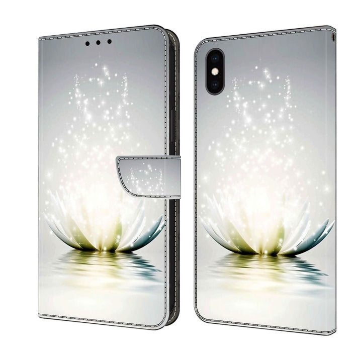 Funda protectora de cuero para teléfono Crystal 3D a prueba de golpes, For iPhone X / XS, For iPhone XR, For iPhone XS Max, For iPhone 6 Plus / 7 Plus / 8 Plus, For iPhone 6 / 7
