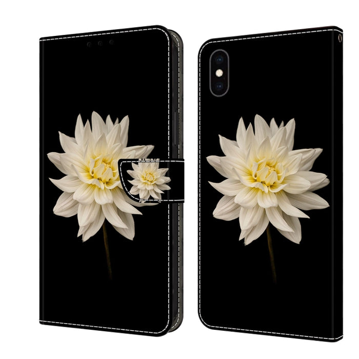 Funda protectora de cuero para teléfono Crystal 3D a prueba de golpes, For iPhone X / XS, For iPhone XR, For iPhone XS Max, For iPhone 6 Plus / 7 Plus / 8 Plus, For iPhone 6 / 7