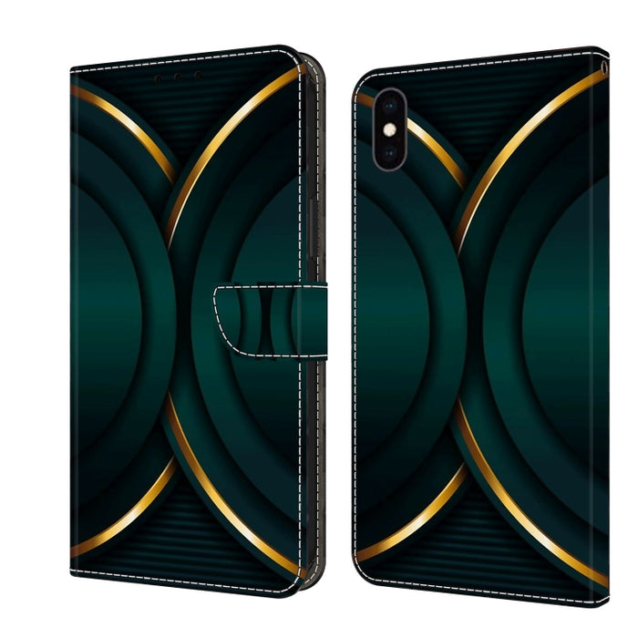 Funda protectora de cuero para teléfono Crystal 3D a prueba de golpes, For iPhone X / XS, For iPhone XR, For iPhone XS Max, For iPhone 6 Plus / 7 Plus / 8 Plus, For iPhone 6 / 7