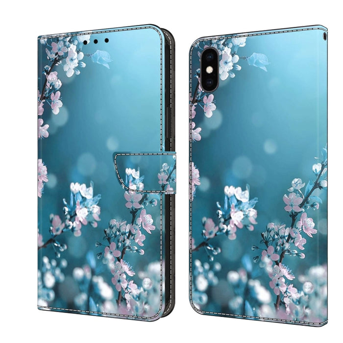 Funda protectora de cuero para teléfono Crystal 3D a prueba de golpes, For iPhone X / XS, For iPhone XR, For iPhone XS Max, For iPhone 6 Plus / 7 Plus / 8 Plus, For iPhone 6 / 7