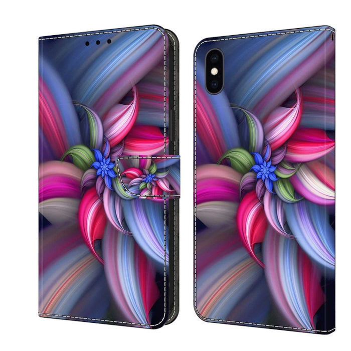 Funda protectora de cuero para teléfono Crystal 3D a prueba de golpes, For iPhone X / XS, For iPhone XR, For iPhone XS Max, For iPhone 6 Plus / 7 Plus / 8 Plus, For iPhone 6 / 7