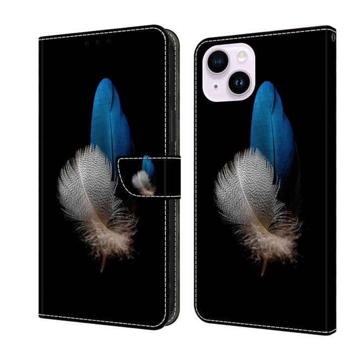Funda protectora de cuero para teléfono Crystal 3D a prueba de golpes, For iPhone 15 Plus, For iPhone 14 Pro Max, For iPhone 15, For iPhone 12 Pro Max / 13 Pro Max, For iPhone 13 Pro