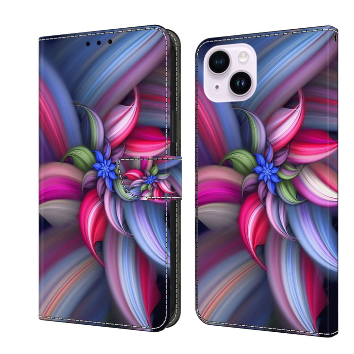 Funda protectora de cuero para teléfono Crystal 3D a prueba de golpes, For iPhone 15 Plus, For iPhone 14 Pro Max, For iPhone 15, For iPhone 12 Pro Max / 13 Pro Max, For iPhone 13 Pro