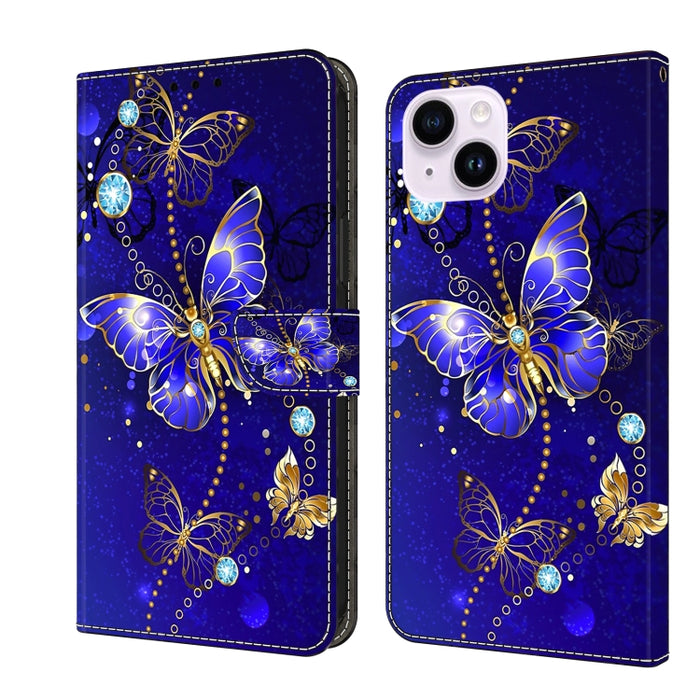 Funda protectora de cuero para teléfono Crystal 3D a prueba de golpes, For iPhone 15 Plus, For iPhone 14 Pro Max, For iPhone 15, For iPhone 12 Pro Max / 13 Pro Max, For iPhone 13 Pro