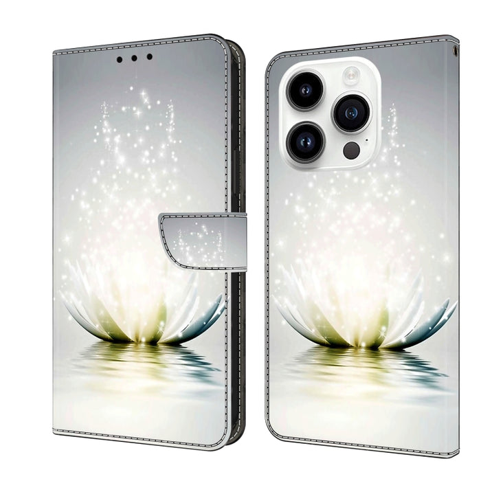 Funda protectora de cuero para teléfono Crystal 3D a prueba de golpes, For iPhone 14 Plus, For iPhone 15 Pro Max, For iPhone 13 / 14, For iPhone 15 Pro, For iPhone 14 Pro