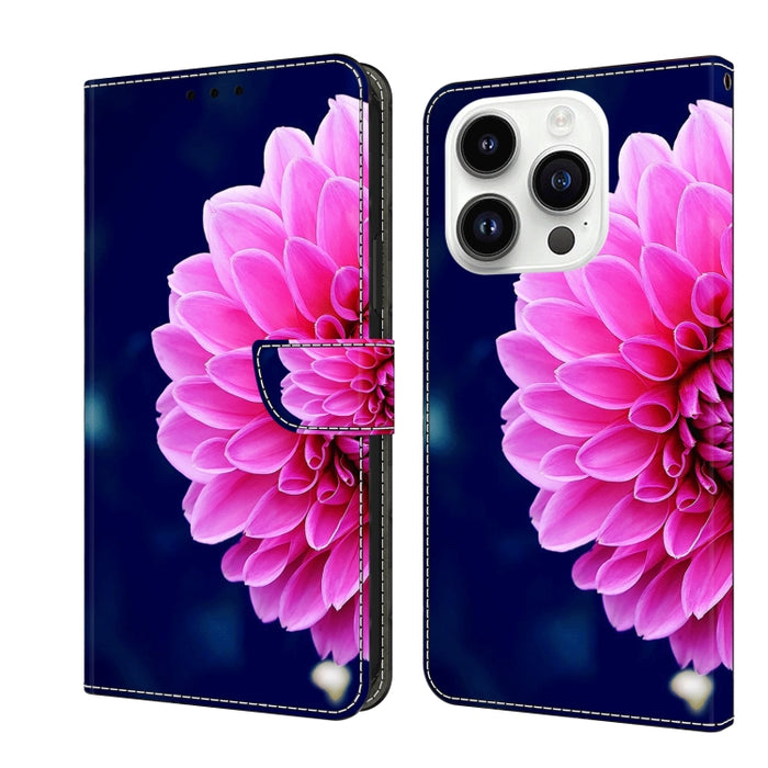 Funda protectora de cuero para teléfono Crystal 3D a prueba de golpes, For iPhone 14 Plus, For iPhone 15 Pro Max, For iPhone 13 / 14, For iPhone 15 Pro, For iPhone 14 Pro