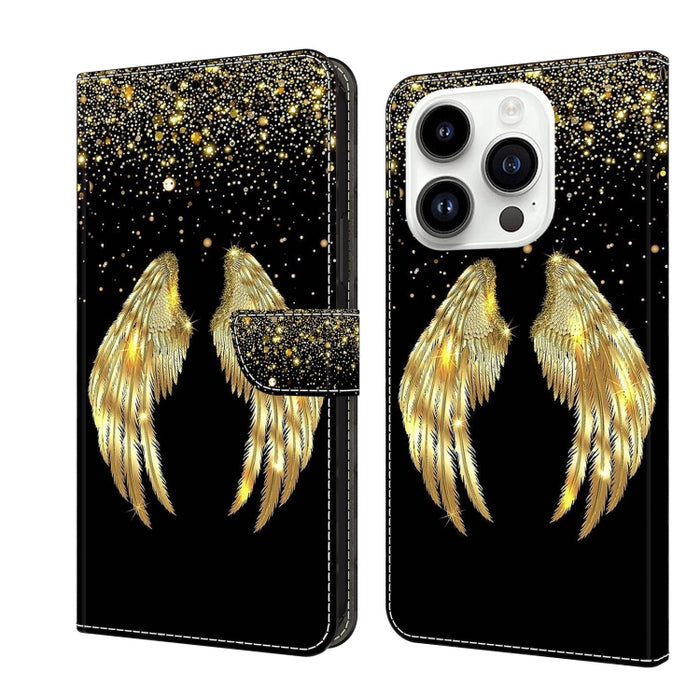 Funda protectora de cuero para teléfono Crystal 3D a prueba de golpes, For iPhone 14 Plus, For iPhone 15 Pro Max, For iPhone 13 / 14, For iPhone 15 Pro, For iPhone 14 Pro