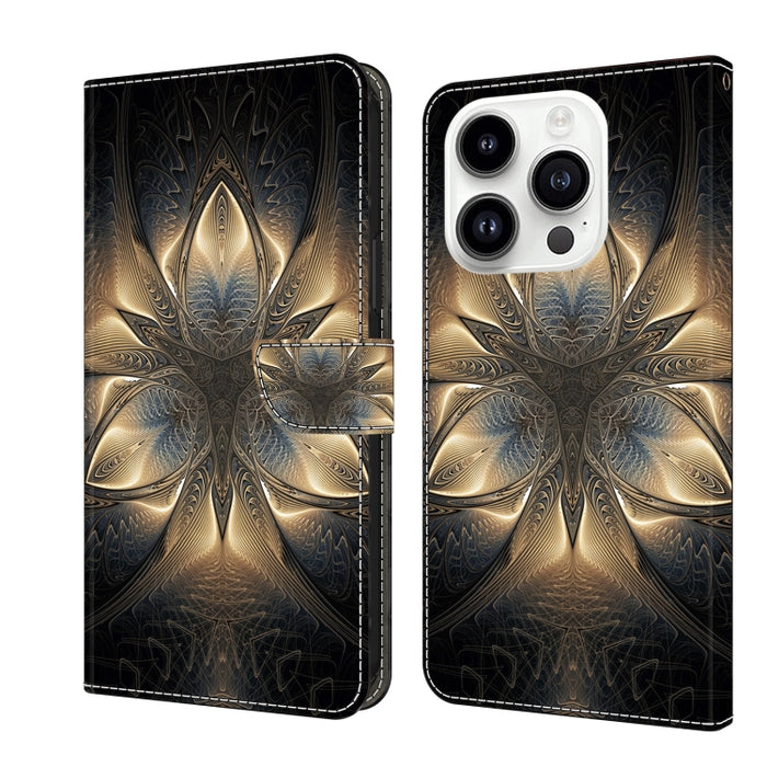Funda protectora de cuero para teléfono Crystal 3D a prueba de golpes, For iPhone 14 Plus, For iPhone 15 Pro Max, For iPhone 13 / 14, For iPhone 15 Pro, For iPhone 14 Pro