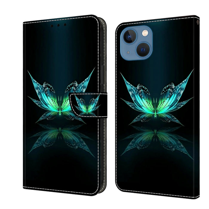 Funda protectora de cuero para teléfono Crystal 3D a prueba de golpes, For iPhone 15 Plus, For iPhone 14 Pro Max, For iPhone 15, For iPhone 12 Pro Max / 13 Pro Max, For iPhone 13 Pro